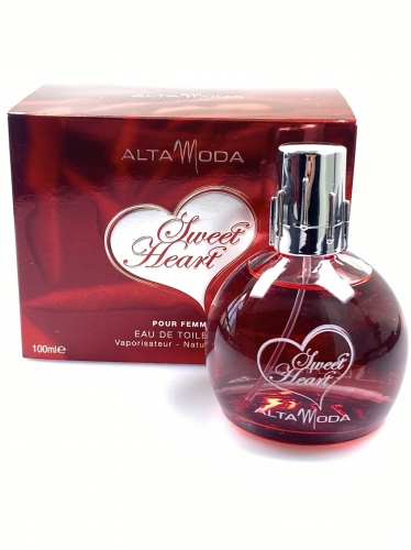 DÁMSKÁ TOALETNÍ VODA ALTA MODA - SWEET HEART 100ML (RYBÍZ, JASMÍN, VANILKA)