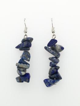 KAMENNÉ NÁUŠNICE TROMLOVANÝ LAPIS LAZULI